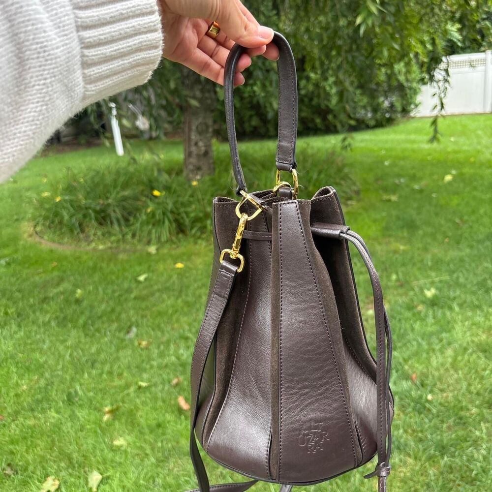 Altuzarra Brown Drum Bag